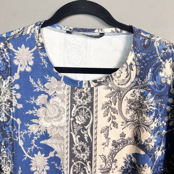 GaryGraham422 t-shirt Women’s One Size / Large printed scroll floral art - Picture 4 of 7